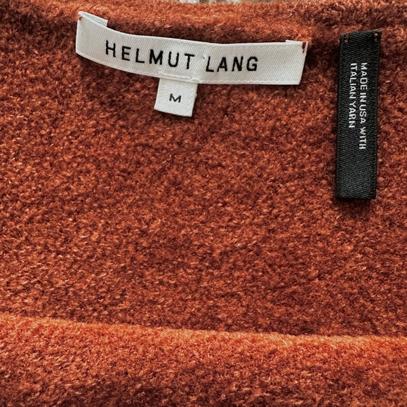 HELMUT LANG Velveteen Dress in Burnt Umber - Picture 9 of 10